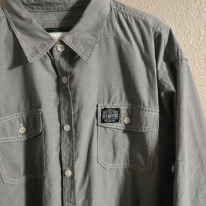 Akademiks button up 4xl but fits like a 3xl